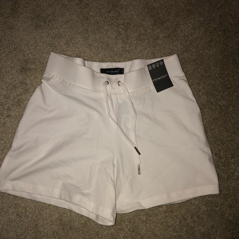 White Primark Shorts